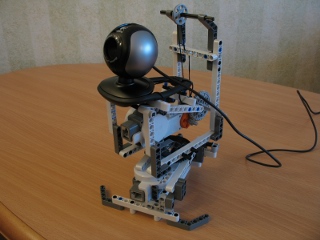 Assembled pan tilt camera