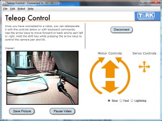 Qwerkbot Teleop Interface