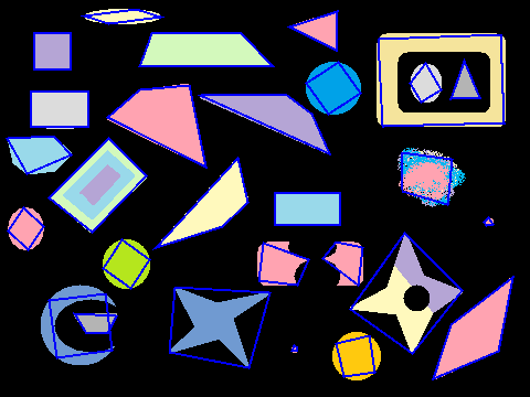 Usage of quadrilateral finder