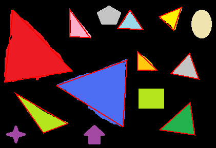 Detection of triangles